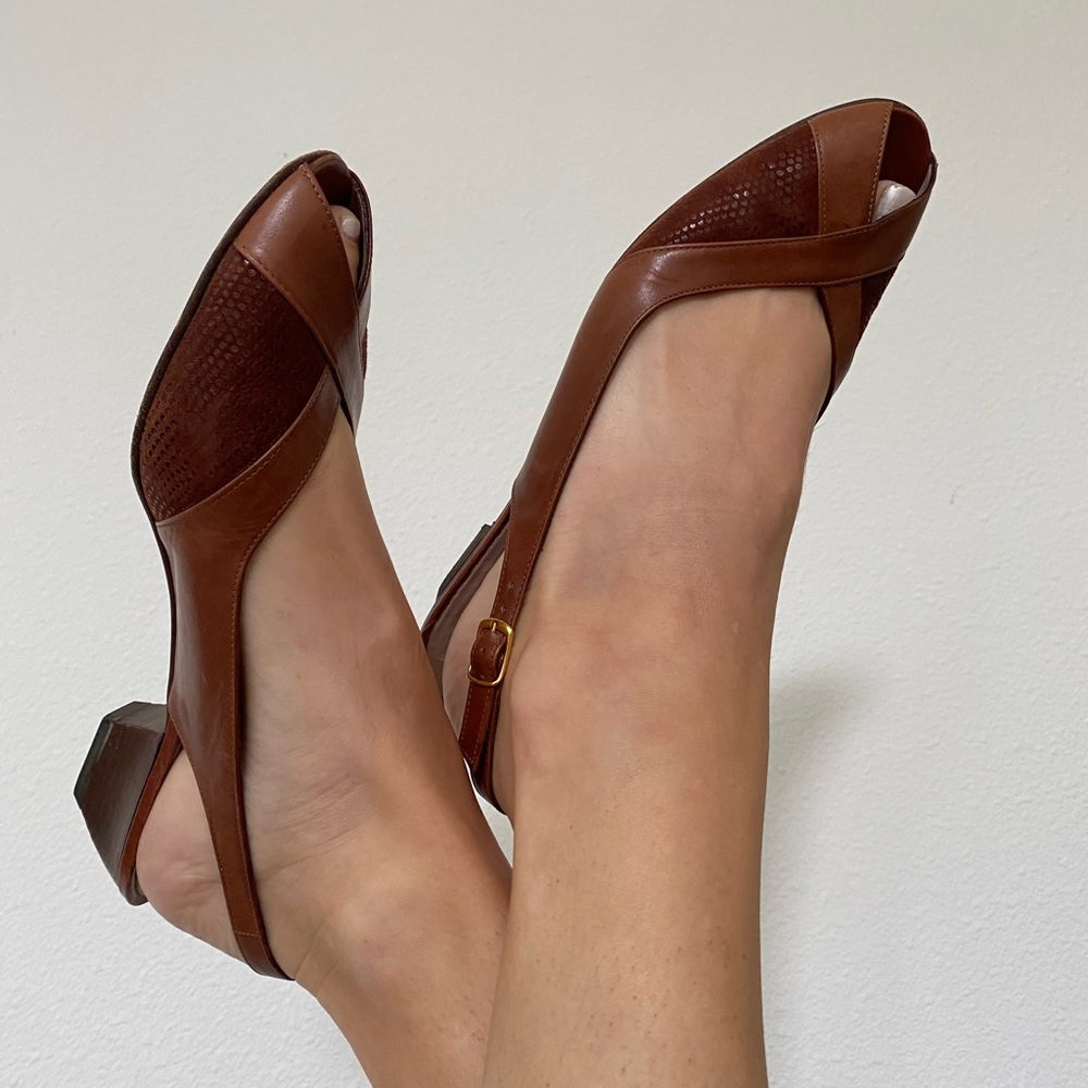 Vintage Bruno Magli Brown Leather Shoe